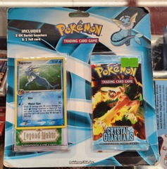 Ex Legend Maker & Ex Crystal Guardians 2-Pack Blister w/ Vaporeon foil card *package worn